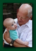 Maichał with his great grandfather