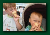 There is no doubt, both our boys love icecream.